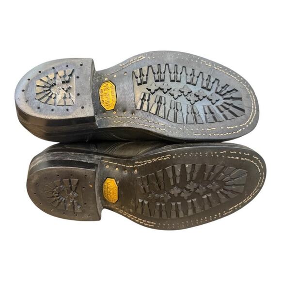 Hathorn Packer Ranch Boots Black Leather Men size 9.5 D - Picture 11 of 11